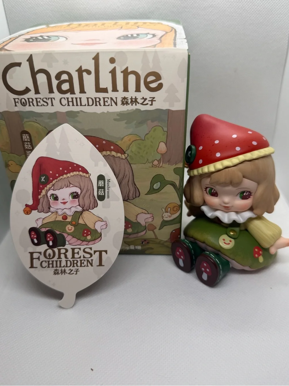 CharLine Forest Children Mushroom Girl Figure